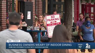 Baltimore City business owners wary of indoor dining