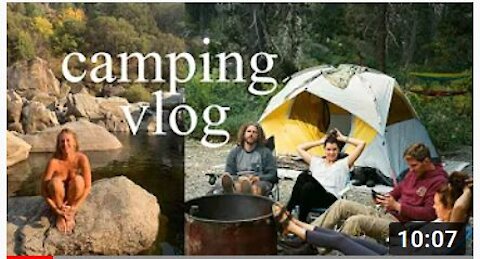 camping vlog on weekends