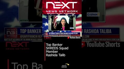 Top Banker SHREDS Squad Member Rashida Talib #shorts