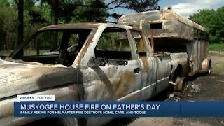 Muskogee House Fire on Father's Day