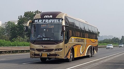 Driving volvo B11r Multiaxle Sleeper Bus🔥🔥