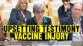 Vaccine Injured Kara Potter shares her story (Aussie Senate hearing on Excess Deaths)