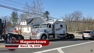 Hagerstown - The Peoples Convoy Roll Out March 16, 2022