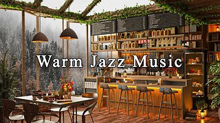 Smooth Jazz Music for Stress Relief ☕ Cozy Coffee Shop Ambience & Relaxing Jazz Instrumental Music