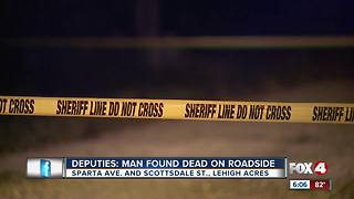 Dead male found along roadside in Lehigh Acres