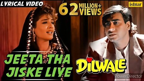 jeeta tha jiske liye#dilwale bollywood remix songs #dj remix #sjmix