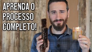 Como fazer VELAS a partir de CERA DE ABELHA?