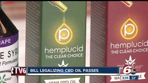 Indiana legislature passes a measure legalizing CBD oil