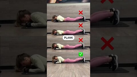 RIGHT vs ❌WRONG - PLANK - How long do you hold a plank
