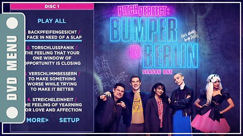 Pitch Perfect: Bumper in Berlin - DVD Menu