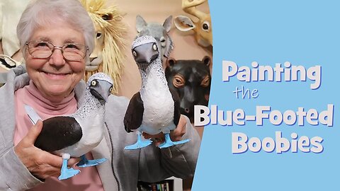 Painting The Blue Footed Boobies