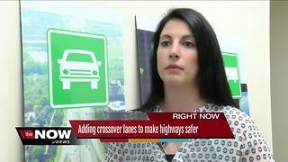 Adding crossover lanes to make highways safer