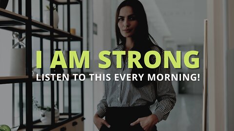 Confidence Affirmations To Boost Your Self Esteem. Listen Every Morning!