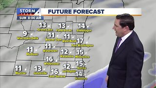 Lows fall to 30s overnight