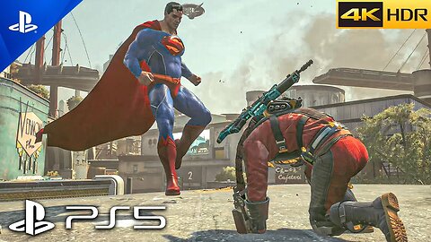 PS5) SUPERMAN BOSS FIGHT Gameplay | Realistic ULTRA Graphics SUICIDE SQUAD