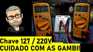 Comutador 127V x 220V com apenas um componente e sem transformador... será? Apoio UTSOURCE