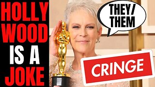 Woke Hollywood CRINGE | Jamie Lee Curtis Says Her Oscar Is 'They/Them" After Transgender Child