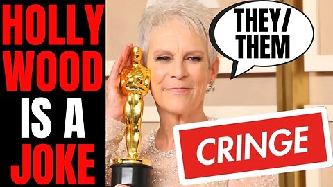 Woke Hollywood CRINGE | Jamie Lee Curtis Says Her Oscar Is 'They/Them" After Transgender Child