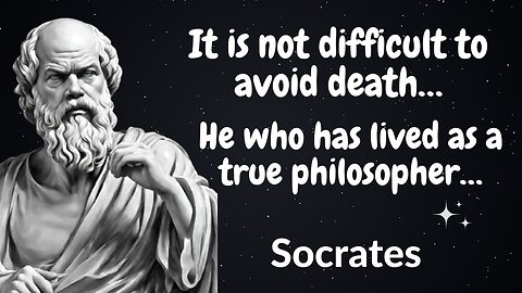 Mastering Mortality: A Journey through Socrates Quotes on Death #socratesquotes #deathcontemplation