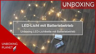 4 Meter LED-Licht mit Batteriebetrieb - Unboxing Planet