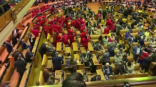 WATCH: SONA suspended after EFF disruptions (nKo)