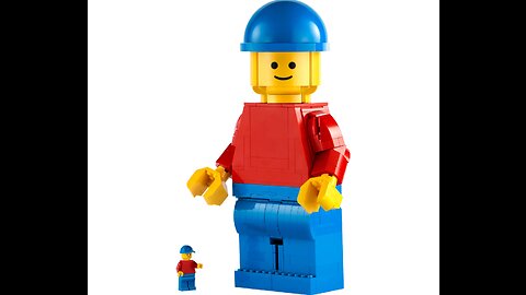 Speed build review ￼lego Up-Scaled LEGO® Minifigure