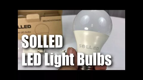 SOLLED A19 100W Equivalent (11W), Daylight (5000K) 1000LM LED Light Bulbs Review