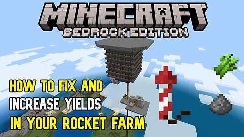 AFK Firework Farm Trouble Shooting (Creeper + Sugarcane Farm) Minecraft Bedrock 1.20 MCPE