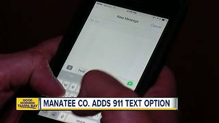 Manatee County offers text to 911 service