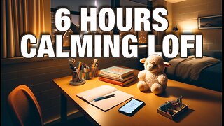 Study LoFi | 6 HOURS | Calming Music | Jazz Piano Music | Relaxing | Studying | Ambient Music