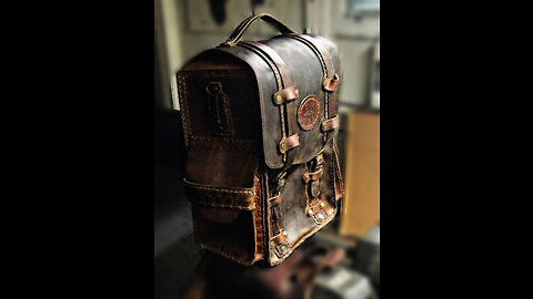 Lady Cotton's Leather Backpack