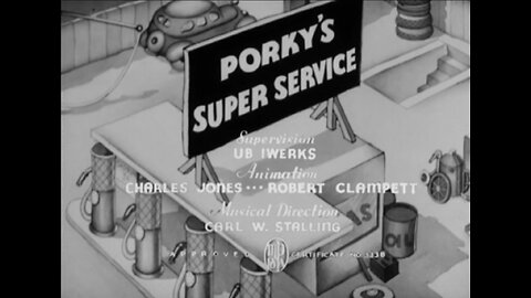 1937, 7-3, Looney Tunes, Porky’s super service