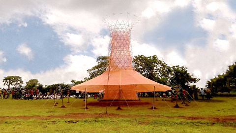This Bamboo Tower Creates 26 Gallons Of Water A Day From Thin Air