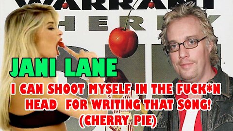 Warrant Jani Lane . I can shoot myself for writing Cherry Pie.