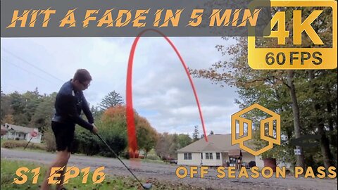 How to Hit a FADE in GOLF Part 1 | S1 Ep16 OFF SEASON PASS