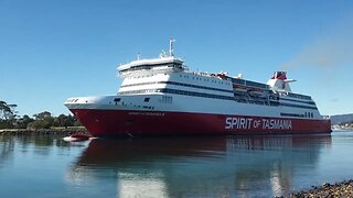 Spirit Of Tasmania Outbound Devonport Tasmania.