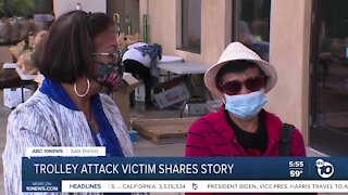 Elderly Filipino woman attacked on San Diego trolley shares story