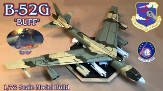Building the Modelcollect 1/72 Scale B-52G Stratofortress Bomber --“BUFF”