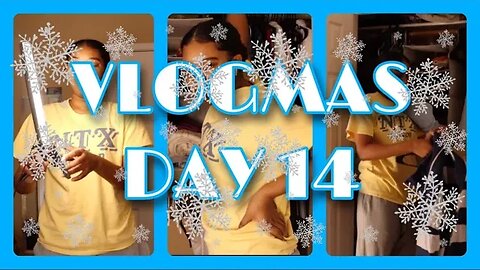 Vlogmas Day 14 - reorganizing my closet, solving my tripod problem, and making pizza