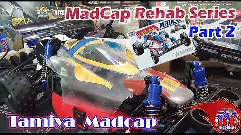 Tamiya MadCap Rehab Series Part 2 Bumper, Spoiler, & some masking