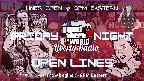 Friday Night Open Lines March 15 2024