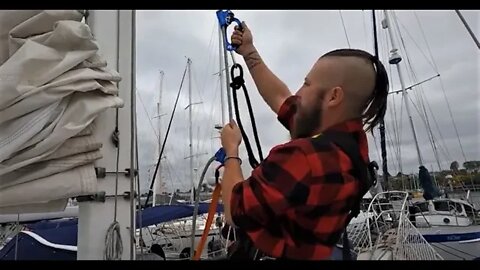 How To Climb Your Mast By Yourself On A Budget!