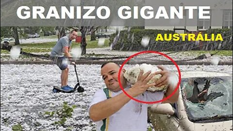 Queda de granizo GIGANTE na Austrália bate recorde mundial