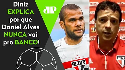 Por que Daniel Alves NUNCA vai pro BANCO? OLHA o que Diniz RESPONDEU após Athletico-PR 1 x 1 SPFC!