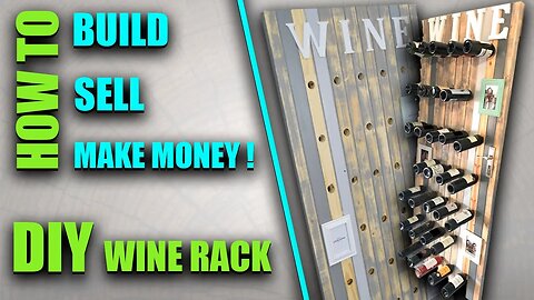 DIY Wine Rack - How To Make Money! - Youtube