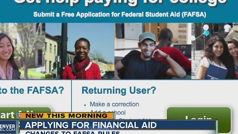 College bound students can apply for FAFSA now