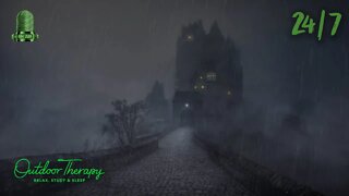 Spooky HaLlOwEeN Night at Eltz Castle (24/7) Relaxing Creepy Storm Ambience