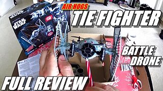 AirHogs STAR WARS Tie Fighter BATTLE DRONE Review - [Unboxing, Inspection, Flight Test, Pros & Cons]