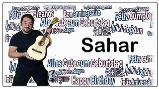 Happy Birthday Sahar - Happy Birthday to You Sahar #shorts