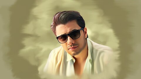 Speed Art Ali Zafar Smudge Painting photoshop